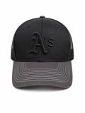 Premium Black & Grey A’s Trucker Cap