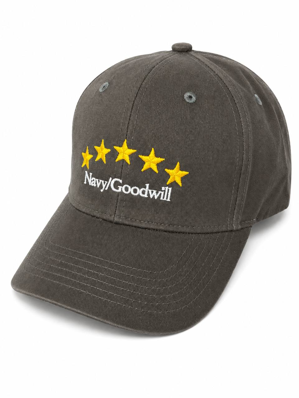 Navy Goodwill Classic Embroidered Cap – Charcoal